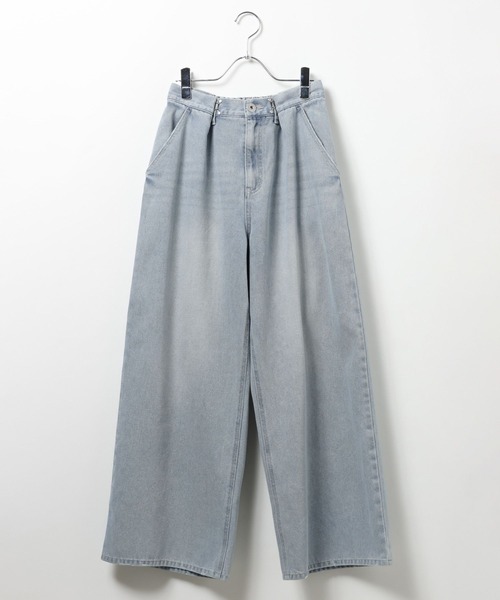 repipi armario（レピピ アルマリオ）の「【一部カラーTALLサイズ有】ホックデニムワイドパンツ（その他パンツ・キッズ・ライトピンク/ブラック系その他/ブルー/ブルー系その他/ベージュ・LARGE/MEDIUM/SMALL）」の11枚目の写真