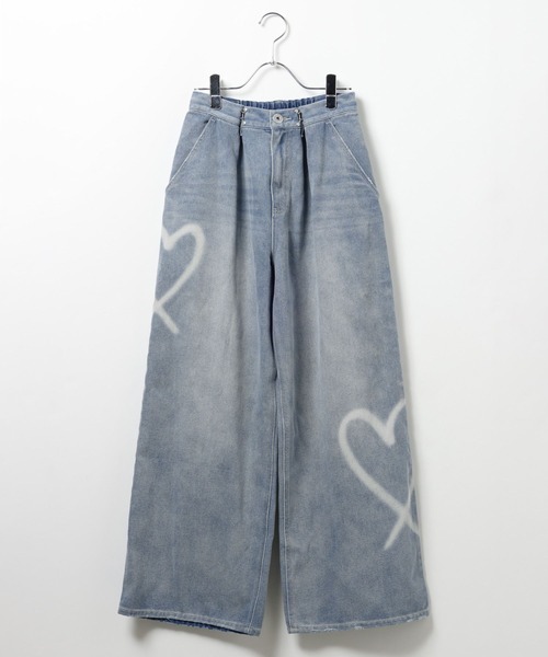 repipi armario（レピピ アルマリオ）の「【一部カラーTALLサイズ有】ホックデニムワイドパンツ（その他パンツ・キッズ・ライトピンク/ブラック系その他/ブルー/ブルー系その他/ベージュ・LARGE/MEDIUM/SMALL）」の13枚目の写真