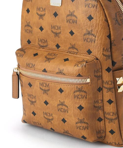 MCM(エムシーエム)の「MCM/エムシーエム/Stark SideStuds BackPack SML(バックパック/リュック・レディース・キャメル・S)」の10枚目の写真