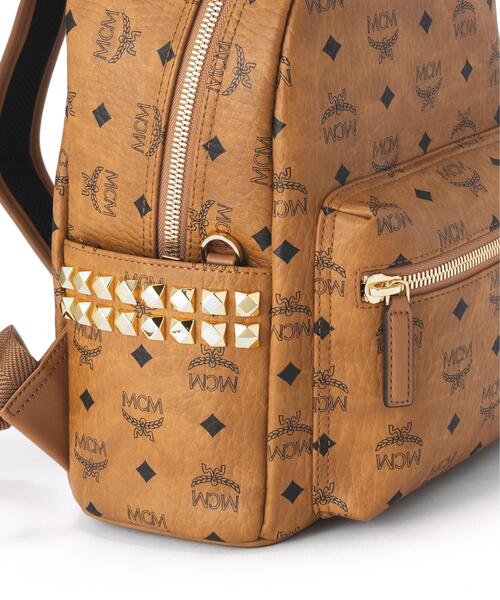 MCM(エムシーエム)の「MCM/エムシーエム/Stark SideStuds BackPack SML(バックパック/リュック・レディース・キャメル・S)」の9枚目の写真