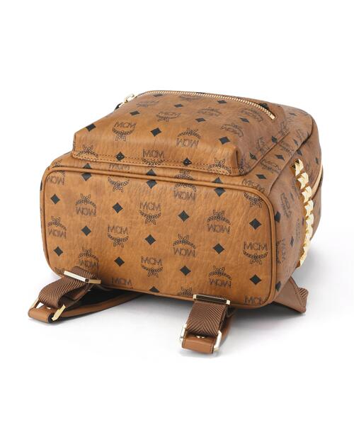 MCM(エムシーエム)の「MCM/エムシーエム/Stark SideStuds BackPack SML(バックパック/リュック・レディース・キャメル・S)」の6枚目の写真