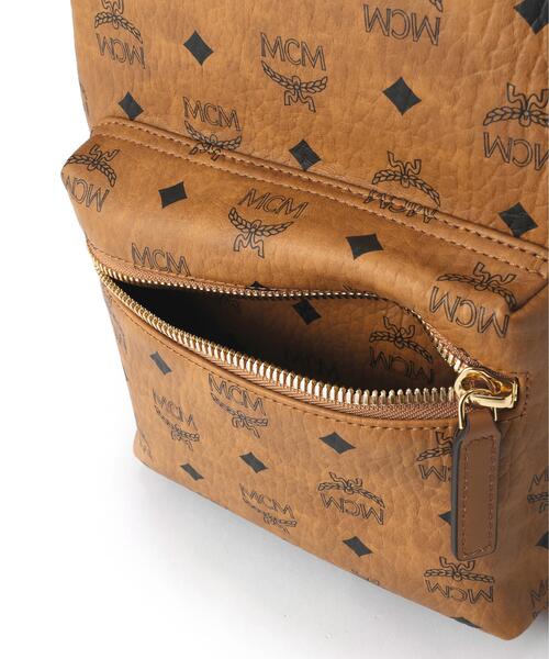 MCM(エムシーエム)の「MCM/エムシーエム/Stark SideStuds BackPack SML(バックパック/リュック・レディース・キャメル・S)」の5枚目の写真