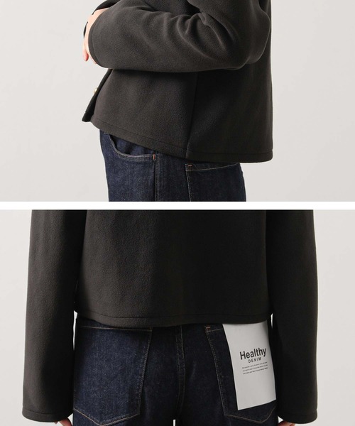 Gready Brilliant（グレディブリリアン）の「２ｗａｙシャギー楕円金釦カットソー（Tシャツ/カットソー・レディース・ブラック/アイボリー・38）」の4枚目の写真