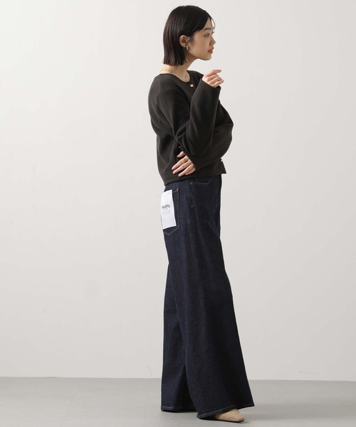 Gready Brilliant（グレディブリリアン）の「２ｗａｙシャギー楕円金釦カットソー（Tシャツ/カットソー・レディース・ブラック/アイボリー・38）」の22枚目の写真