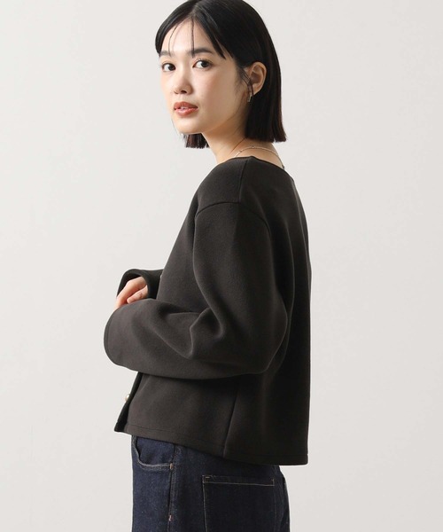 Gready Brilliant（グレディブリリアン）の「２ｗａｙシャギー楕円金釦カットソー（Tシャツ/カットソー・レディース・ブラック/アイボリー・38）」の17枚目の写真