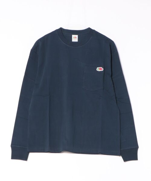 FRUIT OF THE LOOM(フルーツオブザルーム)の「【ST】【FRUIT OF THE LOOM】アメリカコットン ロングTシャツ(Tシャツ/カットソー・レディース・オフホワイト/ネイビー/グレー・LARGE/MEDIUM/SMALL/X-LARGE)」の3枚目の写真