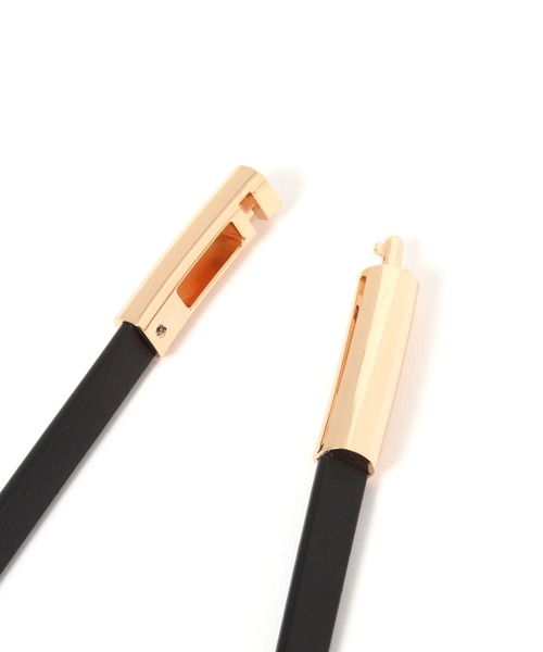 A part by（アパートバイ）の「ナローベルト（ベルト・レディース・ブラウン・FREE）」の4枚目の写真