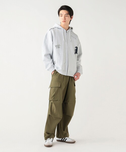 BEAMS HEART(ビームスハート)の「【5/21値下げ】レタード ジップ パーカー(スウェット・メンズ・ブラック/ライトグレー・SMALL/LARGE/MEDIUM)」の22枚目の写真