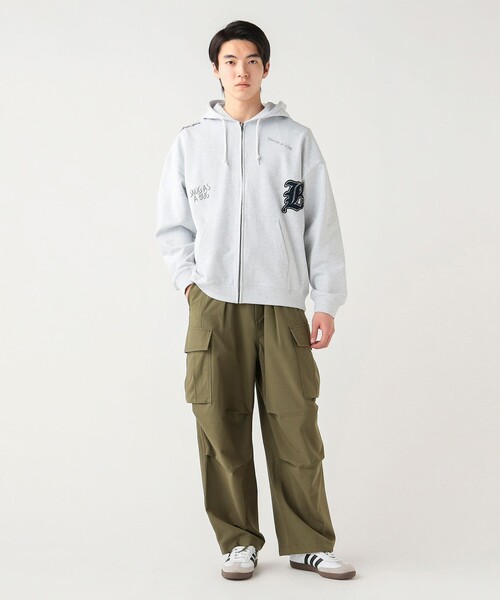 BEAMS HEART(ビームスハート)の「【5/21値下げ】レタード ジップ パーカー(スウェット・メンズ・ブラック/ライトグレー・SMALL/LARGE/MEDIUM)」の21枚目の写真