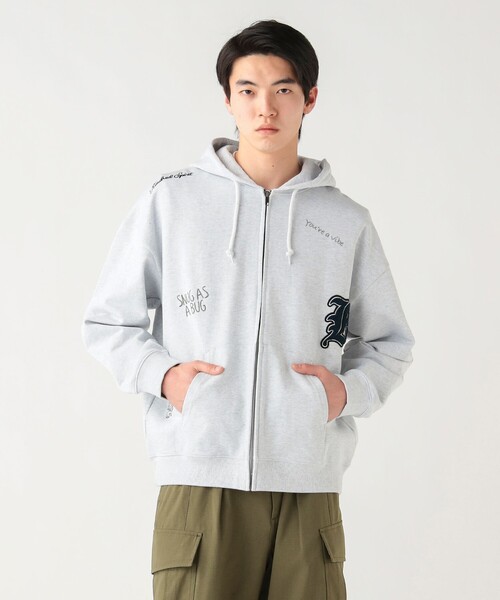 BEAMS HEART(ビームスハート)の「【5/21値下げ】レタード ジップ パーカー(スウェット・メンズ・ブラック/ライトグレー・SMALL/LARGE/MEDIUM)」の20枚目の写真