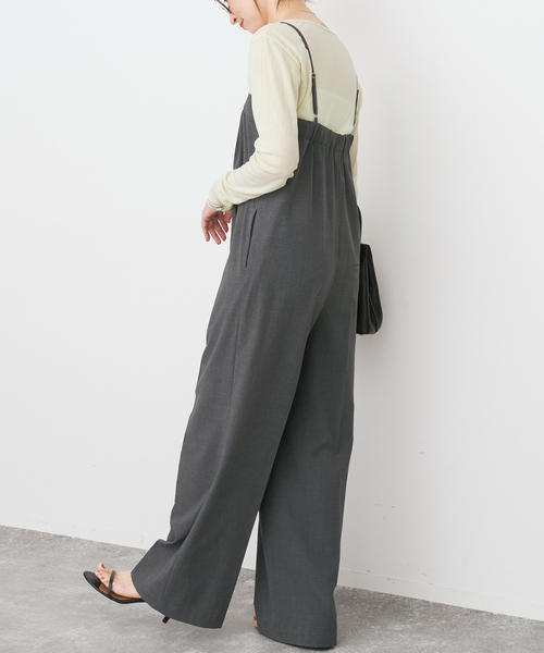 Spick & Span（スピックアンドスパン）の「サロペット（サロペット/オーバーオール・レディース・チャコールグレー・38/36）」の5枚目の写真