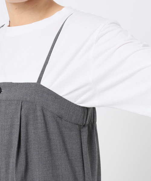 Spick & Span（スピックアンドスパン）の「サロペット（サロペット/オーバーオール・レディース・チャコールグレー・38/36）」の16枚目の写真