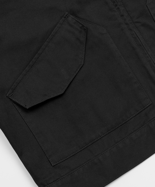 TOFFEE（トフィー）の「ヴィンテージコットンワークジャケット (ブラック)（デニムジャケット・メンズ・その他・MEDIUM/LARGE/X-LARGE/SMALL）」の10枚目の写真