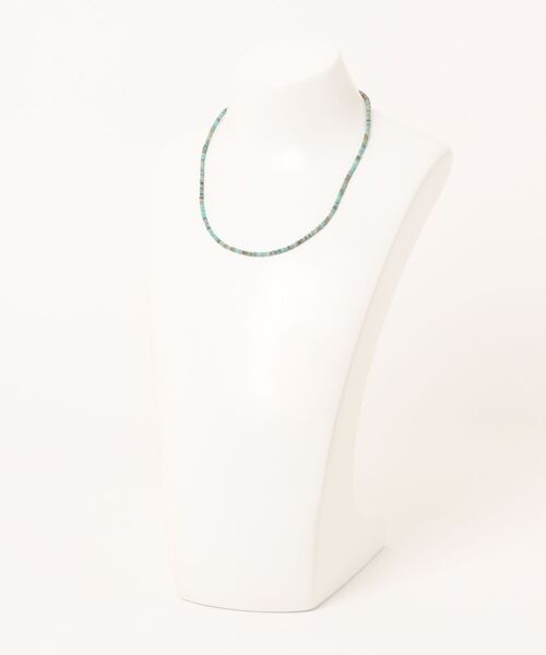 Harpo（アルポ）の「【Harpo/アルポ】 シルバー ネックレス　ターコイズ　NECKLACE CO237（ネックレス・レディース・ターコイズブルー・FREE）」の2枚目の写真