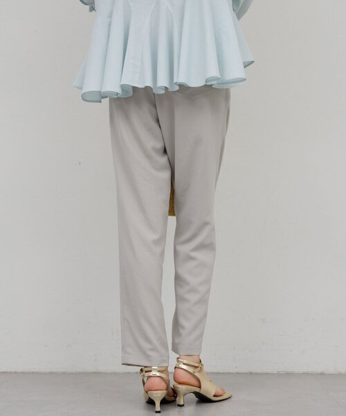 GALLARDAGALANTE（ガリャルダガランテ）の「ライトジャージーテーパードパンツ（その他パンツ・レディース・ダークブラウン/ライトグレー/ブラック・2/1/0）」の5枚目の写真