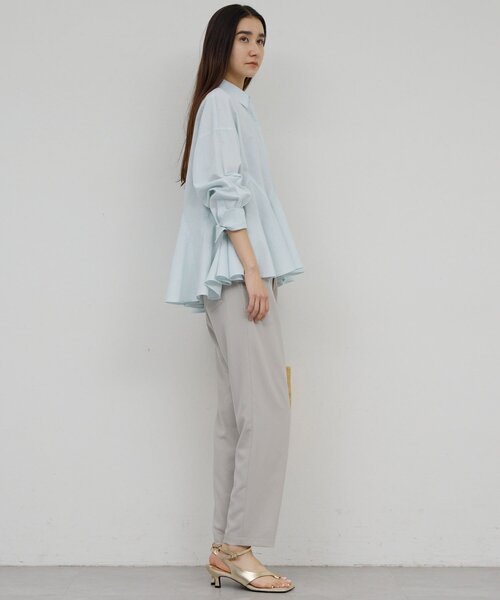 GALLARDAGALANTE（ガリャルダガランテ）の「ライトジャージーテーパードパンツ（その他パンツ・レディース・ダークブラウン/ライトグレー/ブラック・2/1/0）」の7枚目の写真