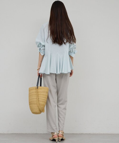 GALLARDAGALANTE（ガリャルダガランテ）の「ライトジャージーテーパードパンツ（その他パンツ・レディース・ダークブラウン/ライトグレー/ブラック・2/1/0）」の8枚目の写真