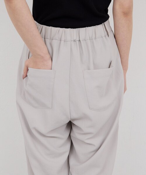 GALLARDAGALANTE（ガリャルダガランテ）の「ライトジャージーテーパードパンツ（その他パンツ・レディース・ダークブラウン/ライトグレー/ブラック・2/1/0）」の12枚目の写真