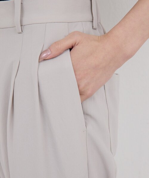 GALLARDAGALANTE（ガリャルダガランテ）の「ライトジャージーテーパードパンツ（その他パンツ・レディース・ダークブラウン/ライトグレー/ブラック・2/1/0）」の14枚目の写真