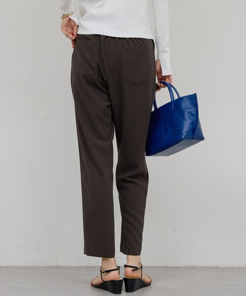 GALLARDAGALANTE（ガリャルダガランテ）の「ライトジャージーテーパードパンツ（その他パンツ・レディース・ダークブラウン/ライトグレー/ブラック・2/1/0）」の20枚目の写真