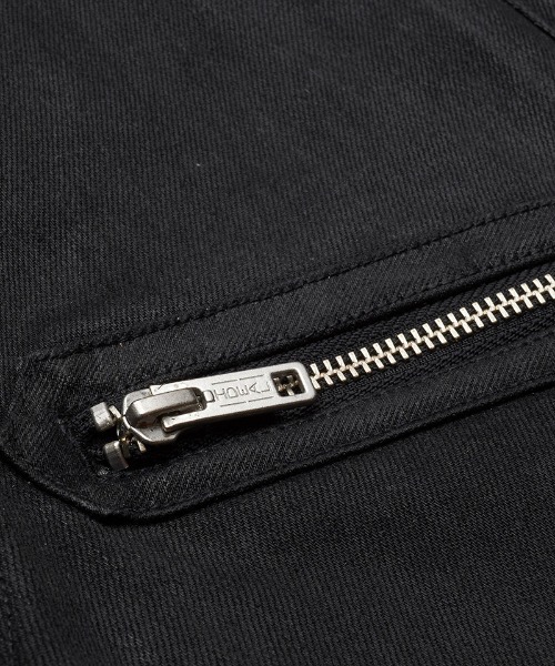 NO ID.(ノーアイディ)の「mj11369-コーティングシングルライダースJKT ジャケット(858030-404B)(ライダースジャケット・メンズ・ブラック・2/1)」の11枚目の写真