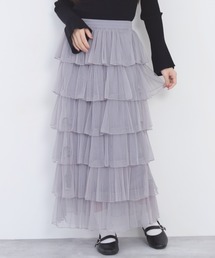 Nohea（ノヘア）の「nohea　6段チュールティアードスカート（スカート）」