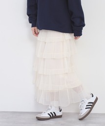 Nohea（ノヘア）の「nohea　6段チュールティアードスカート（スカート）」
