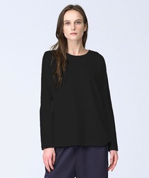 Foo Tokyo（フートーキョー）の「【ウィメンズ】シルクコットンロングスリーブTシャツ ブラック（Tシャツ/カットソー）」
