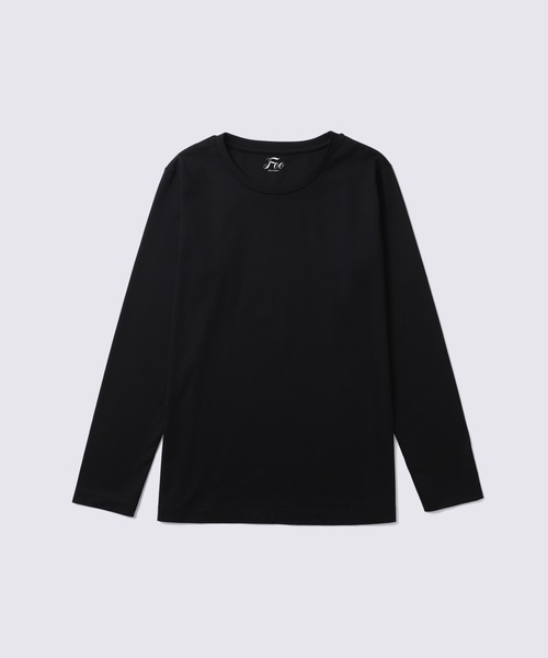 Foo Tokyo（フートーキョー）の「【ウィメンズ】シルクコットンロングスリーブTシャツ ブラック（Tシャツ/カットソー・レディース・ブラック・M/S）」の5枚目の写真