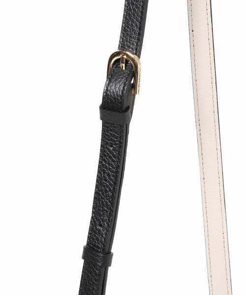 Spick & Span（スピックアンドスパン）の「《追加2》VIOLAd’ORO / ヴィオラドーロ イタリアンWフェイスレザートートバッグM（トートバッグ・レディース・ブラック/グレー・FREE）」の16枚目の写真