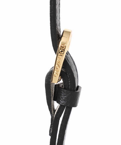 Spick & Span（スピックアンドスパン）の「《追加2》VIOLAd’ORO / ヴィオラドーロ イタリアンWフェイスレザートートバッグM（トートバッグ・レディース・ブラック/グレー・FREE）」の17枚目の写真