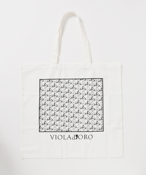 Spick & Span（スピックアンドスパン）の「《追加2》VIOLAd’ORO / ヴィオラドーロ イタリアンWフェイスレザートートバッグM（トートバッグ・レディース・ブラック/グレー・FREE）」の21枚目の写真