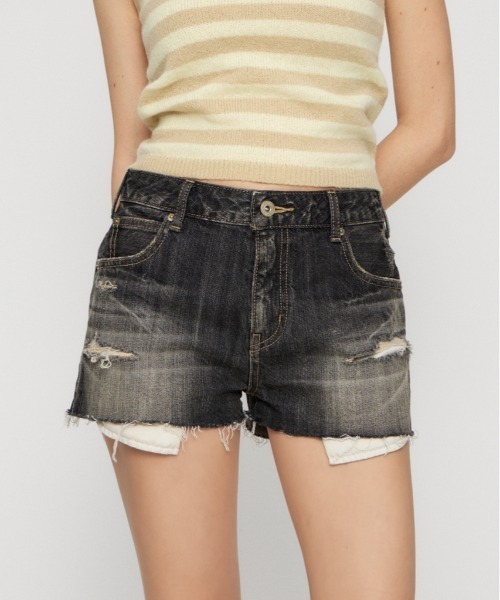 セール】CRASH COMPACT DENIM ショートパンツ（デニムパンツ）｜LAGUA