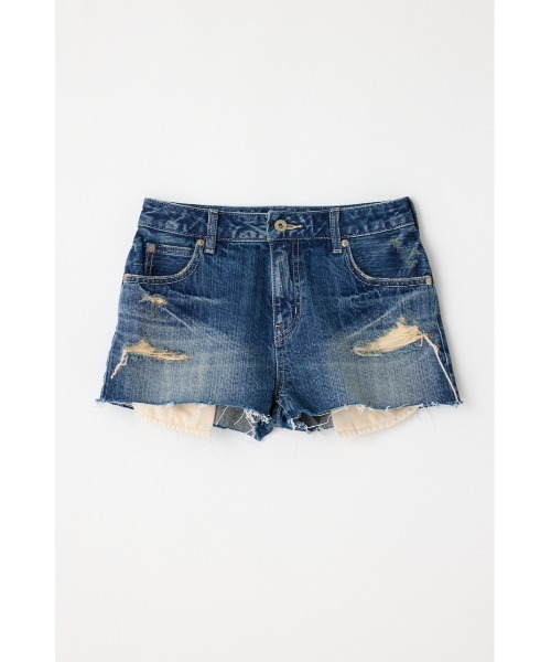 LAGUA GEM(ラグアジェム)の「CRASH COMPACT DENIM ショートパンツ(デニムパンツ・レディース・ブラック/ブルー・X-SMALL/SMALL/MEDIUM)」の8枚目の写真