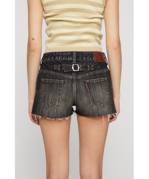 LAGUA GEM(ラグアジェム)の「CRASH COMPACT DENIM ショートパンツ(デニムパンツ・レディース・ブラック/ブルー・X-SMALL/SMALL/MEDIUM)」の15枚目の写真