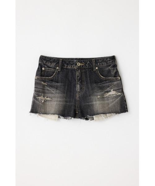LAGUA GEM(ラグアジェム)の「CRASH COMPACT DENIM ショートパンツ(デニムパンツ・レディース・ブラック/ブルー・X-SMALL/SMALL/MEDIUM)」の18枚目の写真