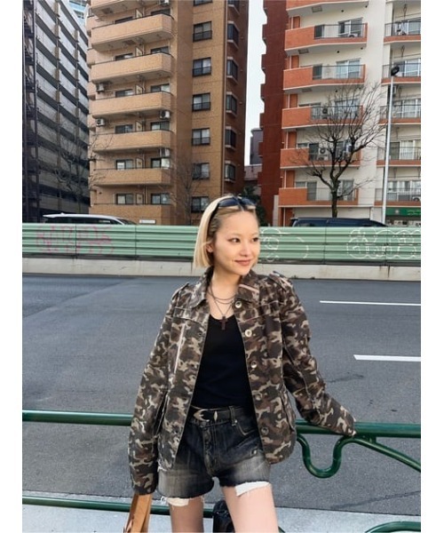 LAGUA GEM(ラグアジェム)の「CRASH COMPACT DENIM ショートパンツ(デニムパンツ・レディース・ブラック/ブルー・X-SMALL/SMALL/MEDIUM)」の20枚目の写真