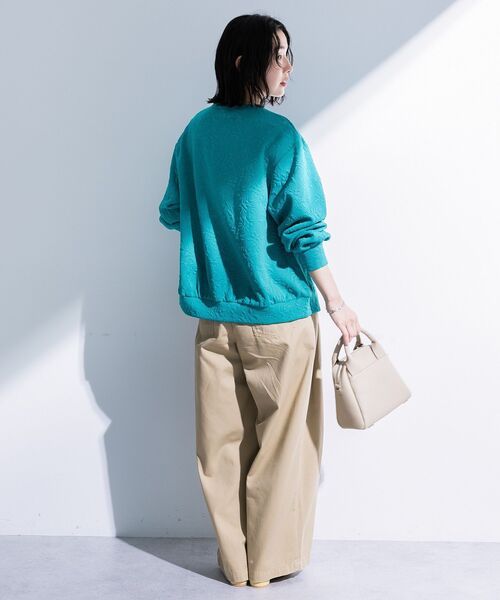 Green Parks(グリーンパークス)の「フラワーフクレジャカードプルオーバー(Tシャツ/カットソー・レディース・グリーン/グレー/オフホワイト・FREE)」の11枚目の写真