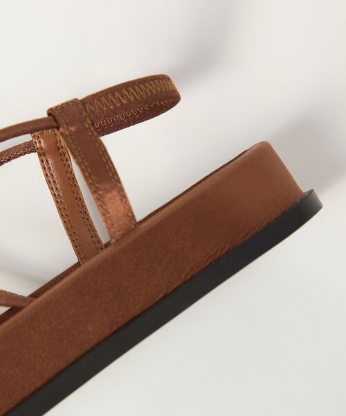 EMMEL REFINES(エメルリファインズ)の「<EMMEL REFINES>EM サテンチューブ フラット サンダル(サンダル・レディース・ブラック/ケリーグリーン/オレンジ系その他・L/M/S)」の12枚目の写真