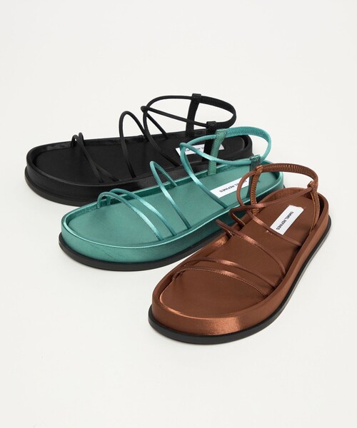 EMMEL REFINES(エメルリファインズ)の「<EMMEL REFINES>EM サテンチューブ フラット サンダル(サンダル・レディース・ブラック/ケリーグリーン/オレンジ系その他・L/M/S)」の19枚目の写真