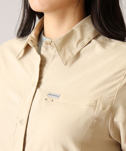 Columbia(コロンビア)の「UVカット Columbia/ シルバーリッジユーティリティII ショートスリーブ シャツ /コロンビア(シャツ/ブラウス・レディース・ブルー/ホワイト/ベージュ/グリーン・M/XL/S/L)」の16枚目の写真