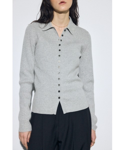 AZUL by moussy（アズールバイマウジー）の「エリツキリブニット（ニット/セーター・レディース・アイボリー/ライトブルー/ネイビー/ライトグレー・FREE）」の15枚目の写真