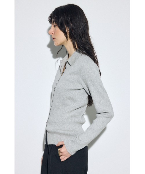 AZUL by moussy（アズールバイマウジー）の「エリツキリブニット（ニット/セーター・レディース・アイボリー/ライトブルー/ネイビー/ライトグレー・FREE）」の16枚目の写真