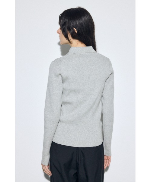 AZUL by moussy（アズールバイマウジー）の「エリツキリブニット（ニット/セーター・レディース・アイボリー/ライトブルー/ネイビー/ライトグレー・FREE）」の17枚目の写真