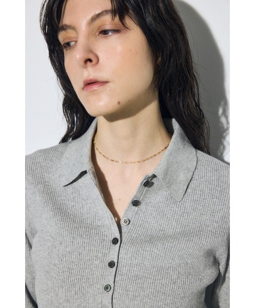 AZUL by moussy（アズールバイマウジー）の「エリツキリブニット（ニット/セーター・レディース・アイボリー/ライトブルー/ネイビー/ライトグレー・FREE）」の20枚目の写真