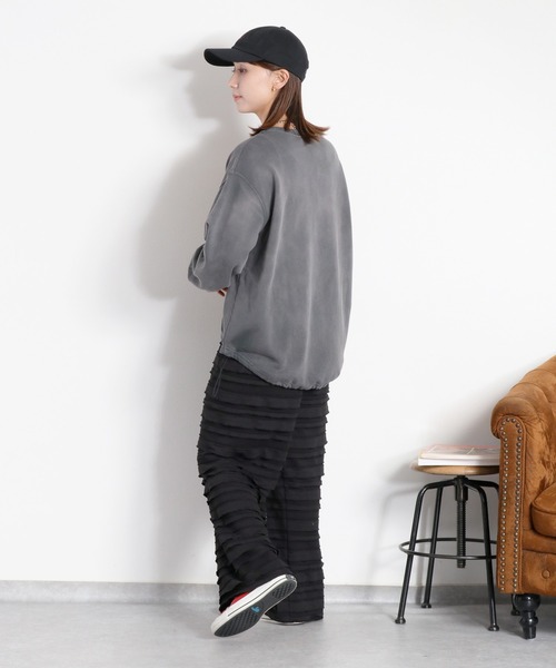 cepo(セポ)の「ランダムフリルシアーイージーパンツ(その他パンツ・レディース・オフホワイト/ブラック・M)」の19枚目の写真