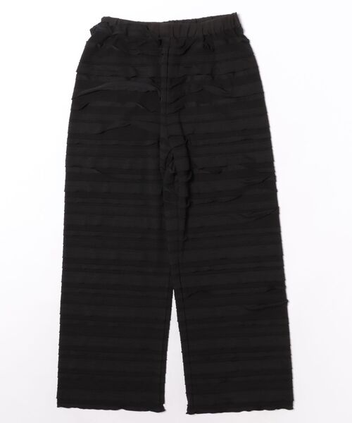 cepo(セポ)の「ランダムフリルシアーイージーパンツ(その他パンツ・レディース・オフホワイト/ブラック・M)」の9枚目の写真