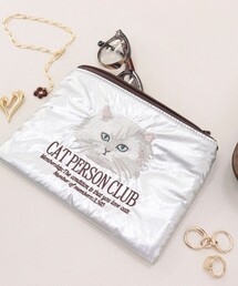 fredy emue | 【JOli JOli/ジョリジョリ】刺しゅうフラットポーチ(ポーチ)