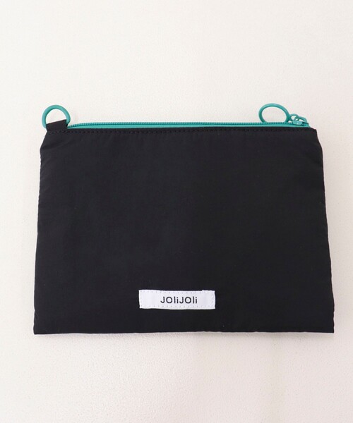 fredy emue（フレディエミュ）の「【JOli JOli/ジョリジョリ】刺しゅうフラットポーチ（ポーチ・レディース・ベージュ/シルバー/ブラック・FREE）」の14枚目の写真