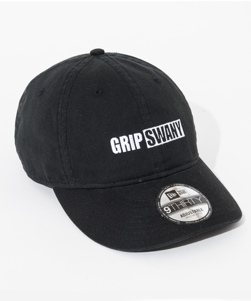 GRIP SWANY（グリップスワニー）の「【15135285】GRIPSWANY×NEWERA  9THIRTY BOX LOGO（キャップ・メンズ・ブラック×ホワイト・FREE）」の4枚目の写真